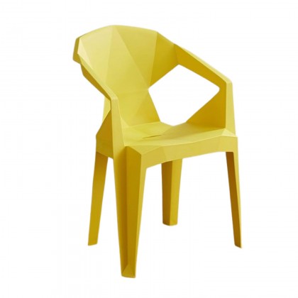 كرسي أطفال بلاستيك بتصميم ديزني لون أصفر