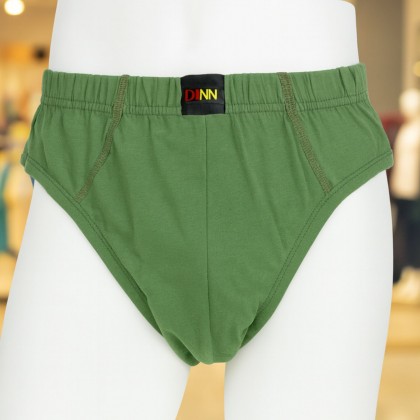 سليب رجالي قطن لون زيتي