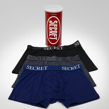 طقم بوكسر رجالي (6 قطع) بألوان متعددة