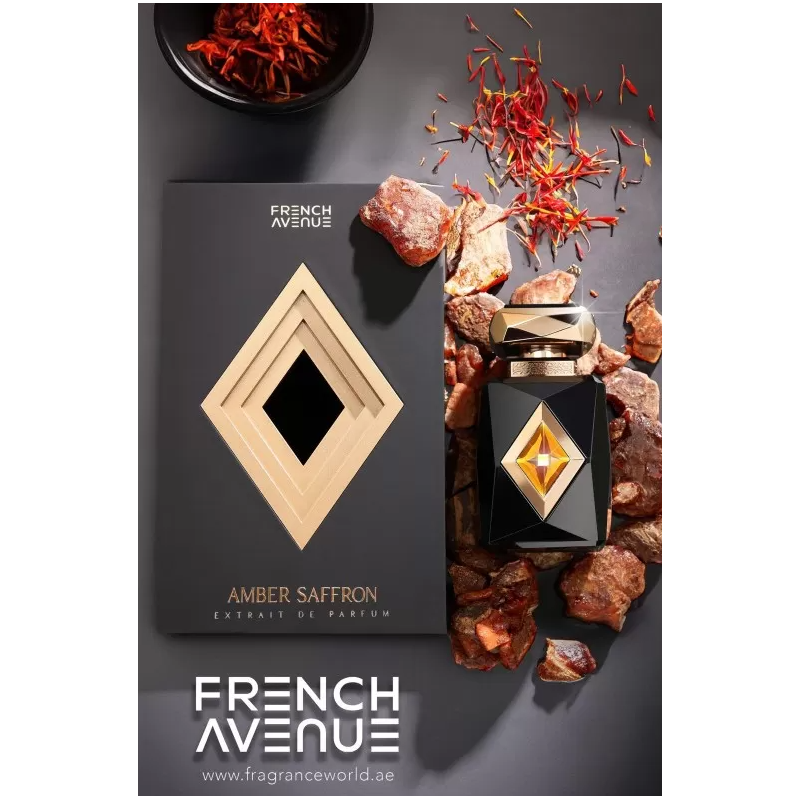 Amber Saffron Extrait de Parfum by French Avenue For Unisex 100ml