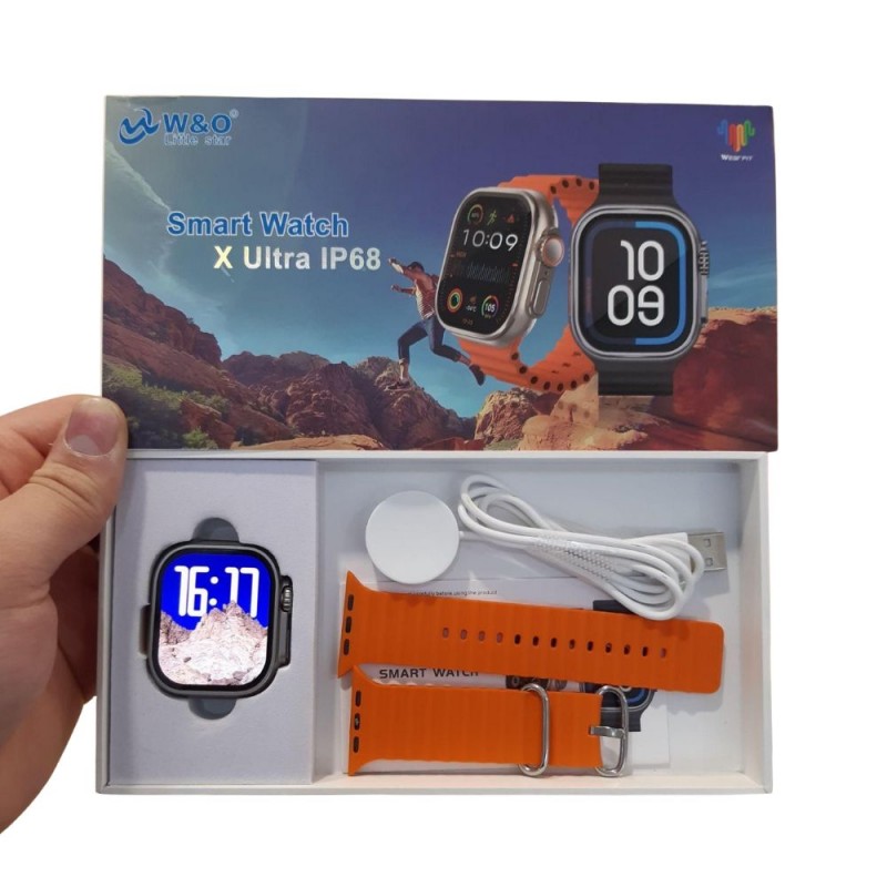 ساعة ذكية سيليكون X Ultra IP68