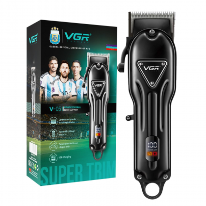 VGR V-051 ماكينة حلاقة احترافية للرجال بشاشة رقمية