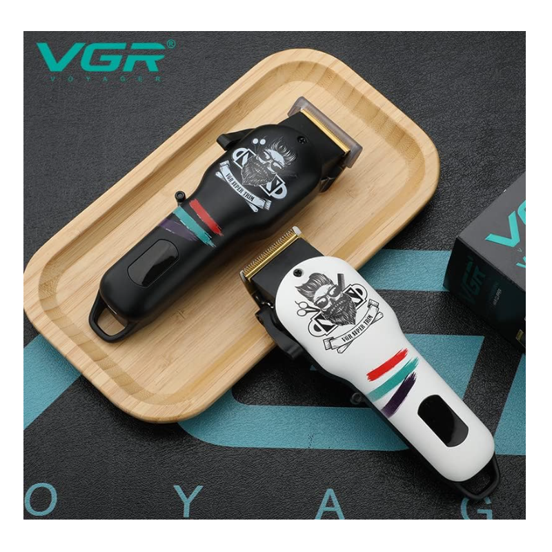 VGR V-699 ماكينة حلاقة احترافية لاسلكية بشاشة رقمية