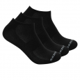 Skechers Mens (41-46) 3 Pairs Socks - Black