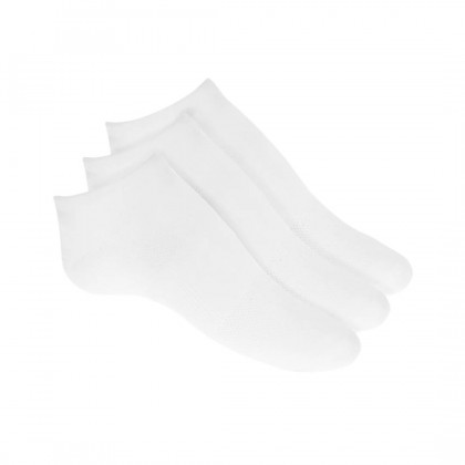 Skechers Mens (41-46) 3 Pairs Socks - White