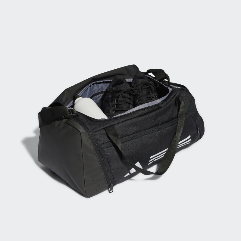 adidas Unisex' Essentials 3-Stripes Duffel Bag Small-Black