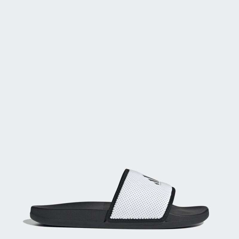 adidas Men's Adilette Comfort Slides - White