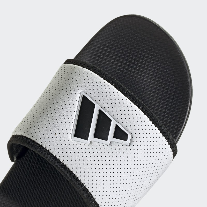 adidas Men's Adilette Comfort Slides - White