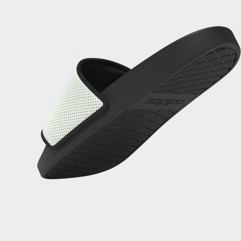 adidas Men's Adilette Comfort Slides - White
