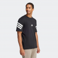 adidas Mens' Future Icons 3-Stripes Tee - Black