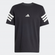 adidas Mens' Future Icons 3-Stripes Tee - Black