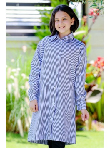 مريول السعافين سحب لون أزرق قبة زرقا ء