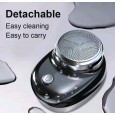 ماكينة حلاقة كهربائية صغيرة بحجم الجيب (مع غطاء) - قابلة لاعادة الشحن بمنفذ USB 