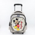حقيبة مدرسية عجل بتصميم ميكي ماوس حجم 14 انش لون سكني