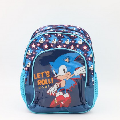 حقيبة مدرسية حجم 12 انش لون أزرق