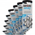 بطاريات القوقعة للسماعات رايوفاك - 675 (60 بطارية) 1.45 فولت RAYOVAC Implant Pro plus