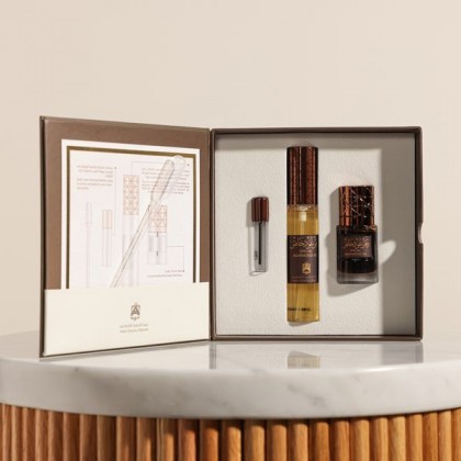 دهن عود فواح 6 مل + 20 مل بخاخ + كيس من عبد الصمد القرشي