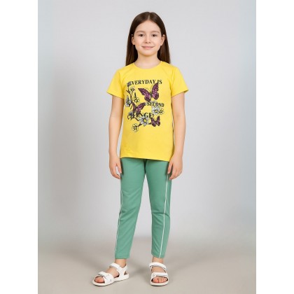 بجامة بناتي قطعتين صيفي