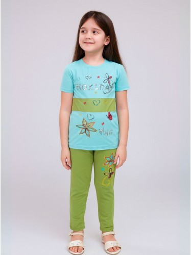 بجامة بناتي قطعتين صيفي