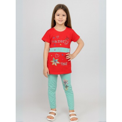 بجامة بناتي قطعتين صيفي