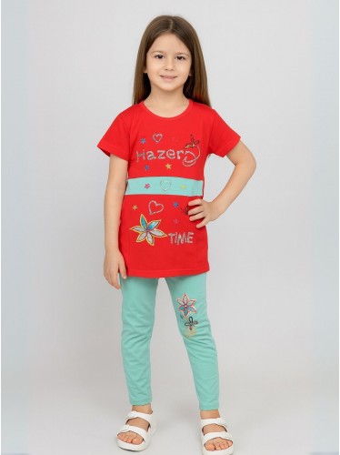 بجامة بناتي قطعتين صيفي