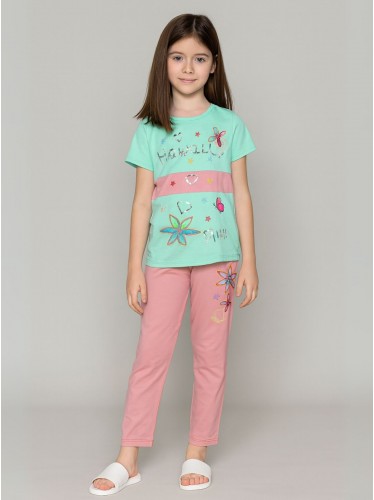 بجامة بناتي قطعتين صيفي