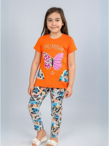 بجامة بناتي قطعتين صيفي