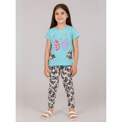 بجامة بناتي قطعتين صيفي