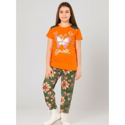 بجامة بناتي قطعتين صيفي