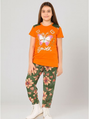 بجامة بناتي قطعتين صيفي