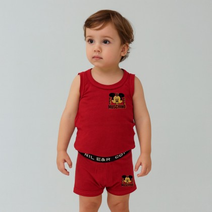 طقم داخلي شباح + شورت للأطفال