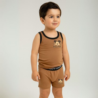 طقم داخلي شباح + شورت للأطفال