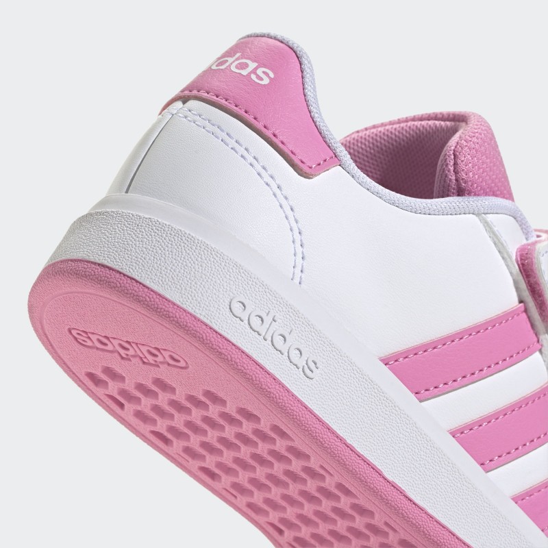 adidas Kids' Grand Court 2.0 Shoes - White