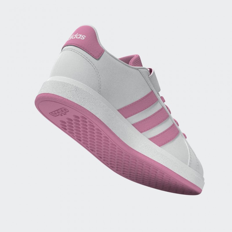 adidas Kids' Grand Court 2.0 Shoes - White