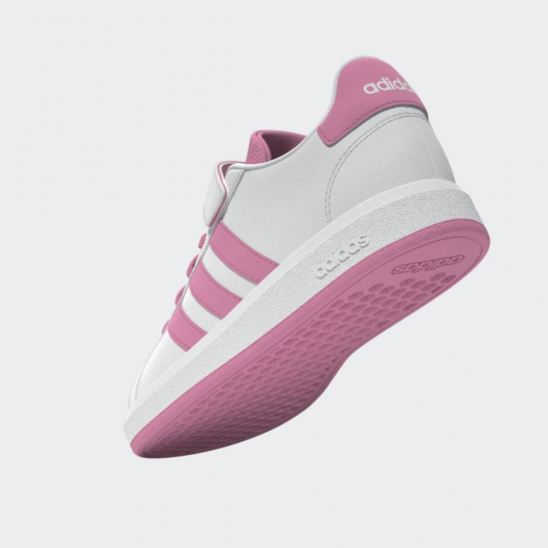 adidas Kids' Grand Court 2.0 Shoes - White
