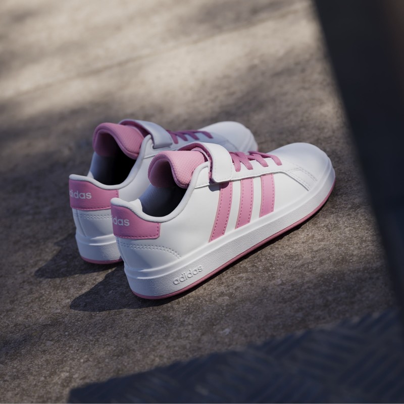 adidas Kids' Grand Court 2.0 Shoes - White