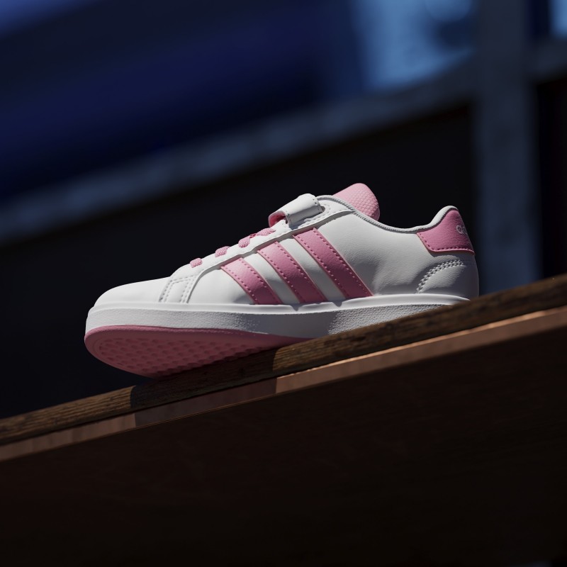 adidas Kids' Grand Court 2.0 Shoes - White