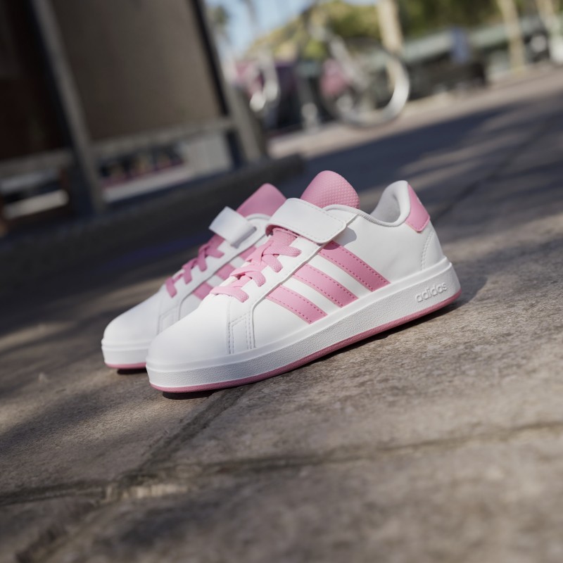 adidas Kids' Grand Court 2.0 Shoes - White