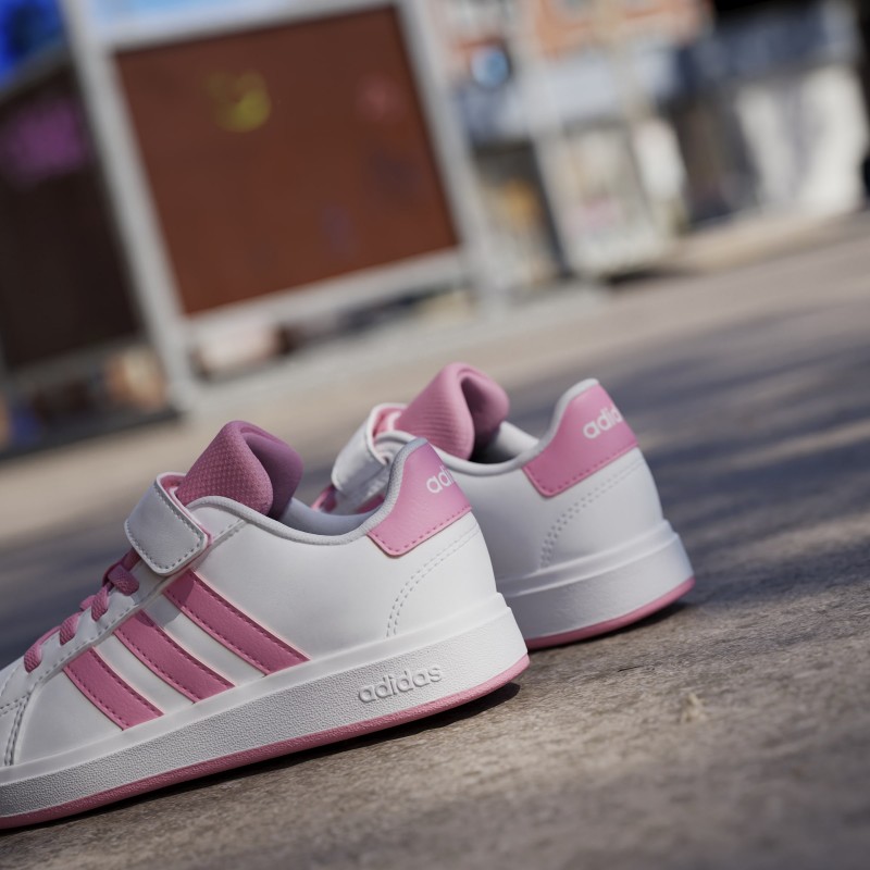 adidas Kids' Grand Court 2.0 Shoes - White