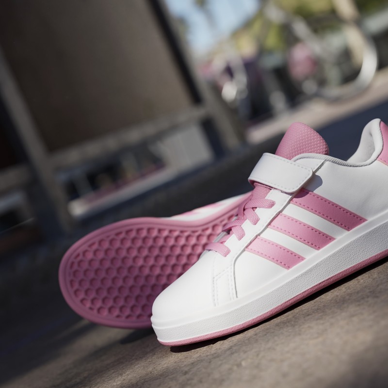 adidas Kids' Grand Court 2.0 Shoes - White