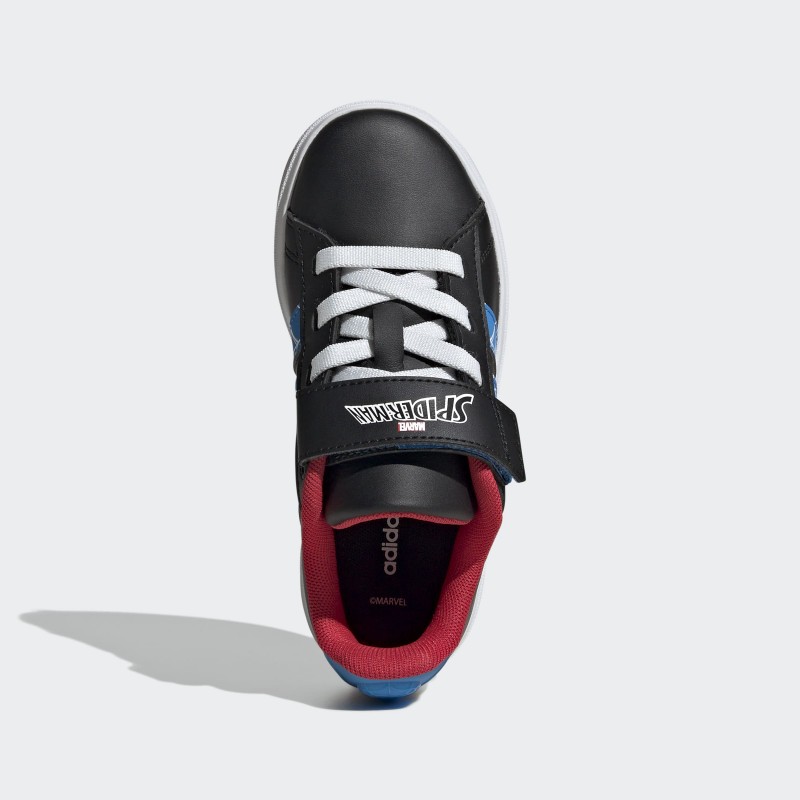 adidas Kids' Marvel Spider-Man Grand Court Shoes - Black