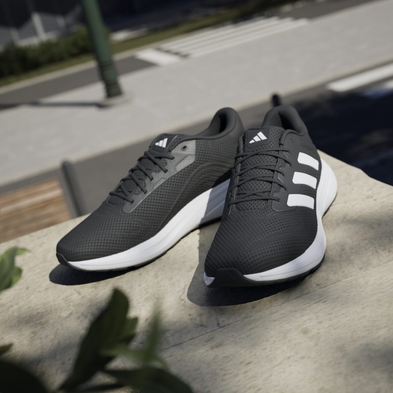 adidas Men's Response Runner Shoes - Black
