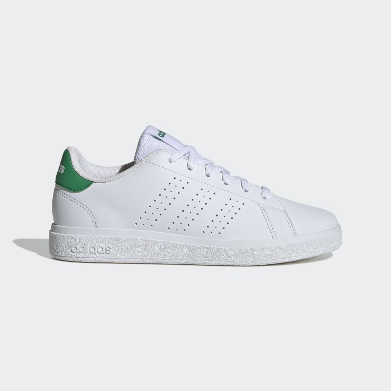 adidas Kids' Advantage Base 2.0 Shoes - White
