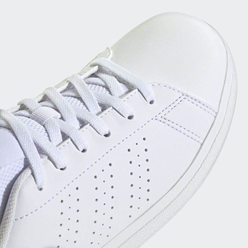 adidas Kids' Advantage Base 2.0 Shoes - White