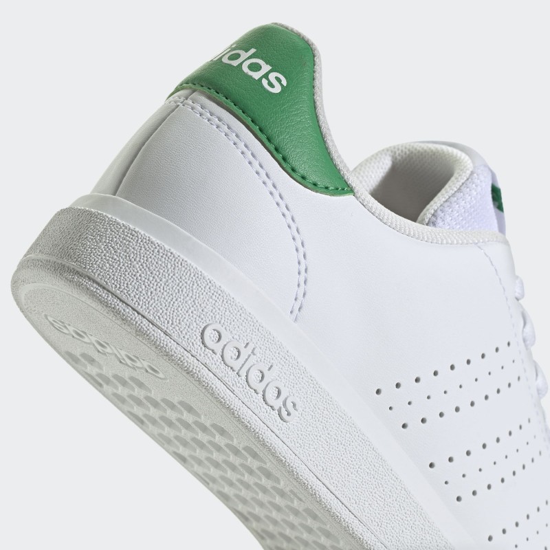 adidas Kids' Advantage Base 2.0 Shoes - White