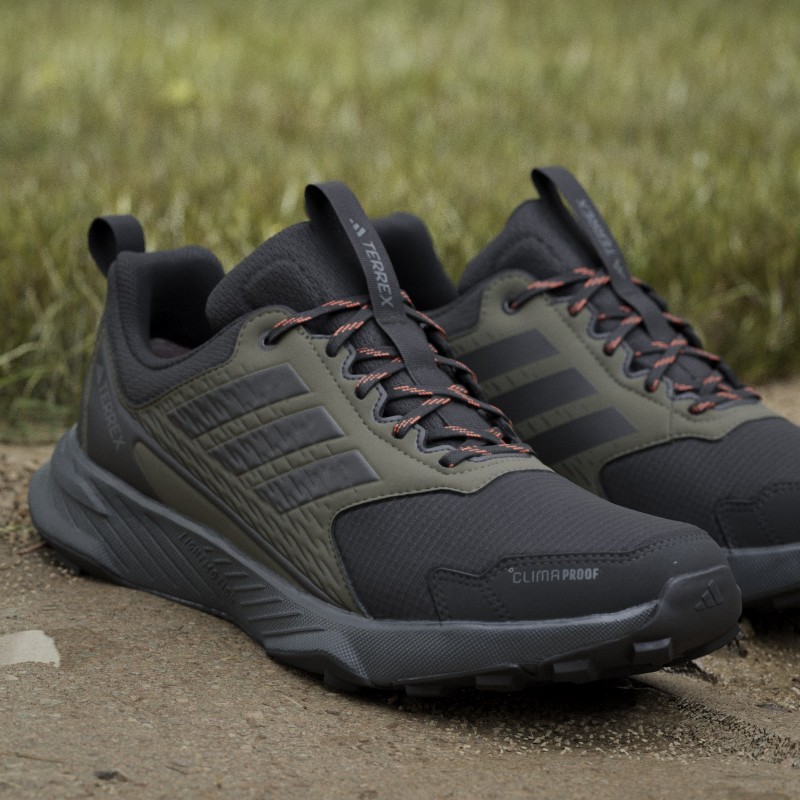 adidas Men's Terrex Tracefinder 2 CLIMAPROOF Trail Shoes - Green
