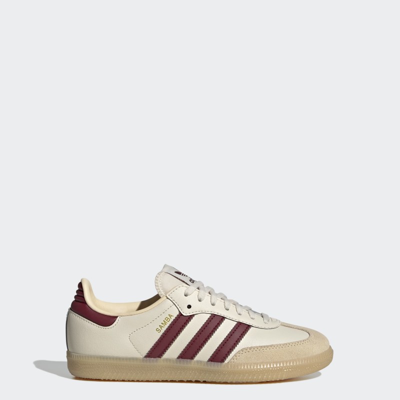 adidas Womens' Samba OG Shoes - Beige