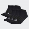 adidas Unisex' Cushioned Sportswear Low-Cut Socks 6 Pairs - Black