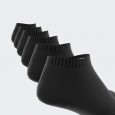 adidas Unisex' Cushioned Sportswear Low-Cut Socks 6 Pairs - Black