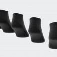 adidas Unisex' Cushioned Sportswear Low-Cut Socks 6 Pairs - Black